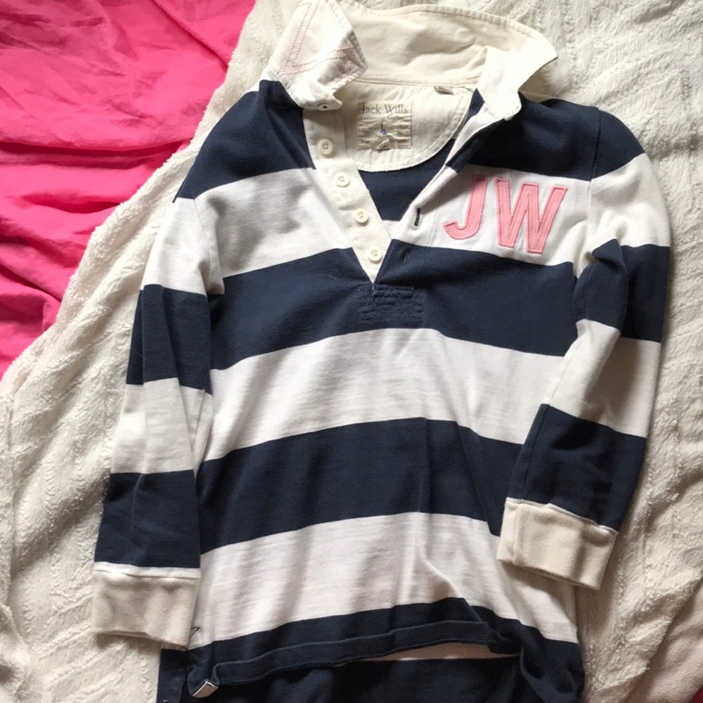 Jack Wills striped rugby shirt